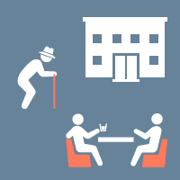 高齢者施設のアイコン